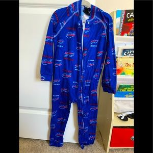 4T buffalo Bills onesie pajamas